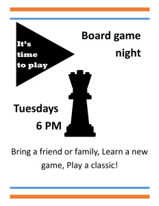 Board Game Flyer