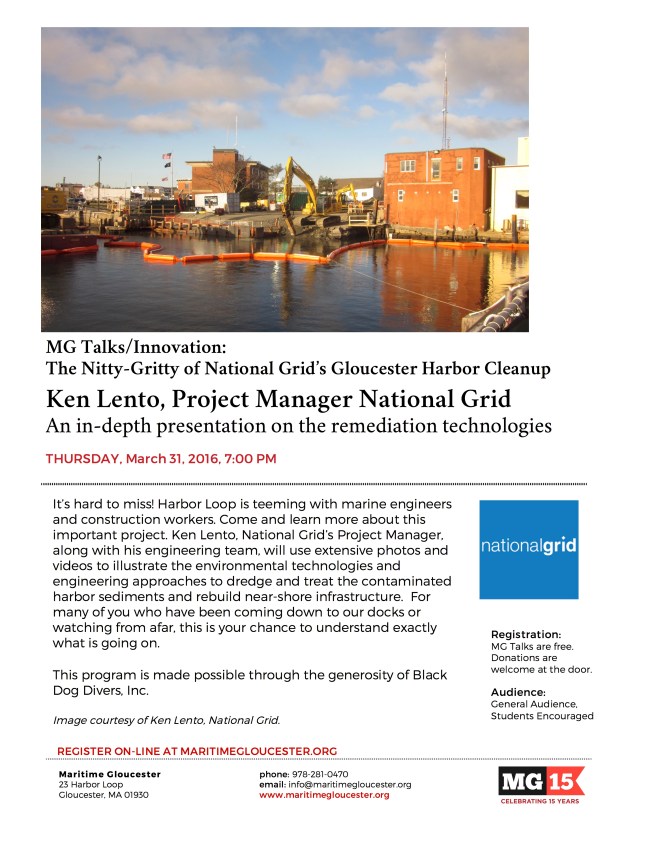 MG Talk National Grid poster