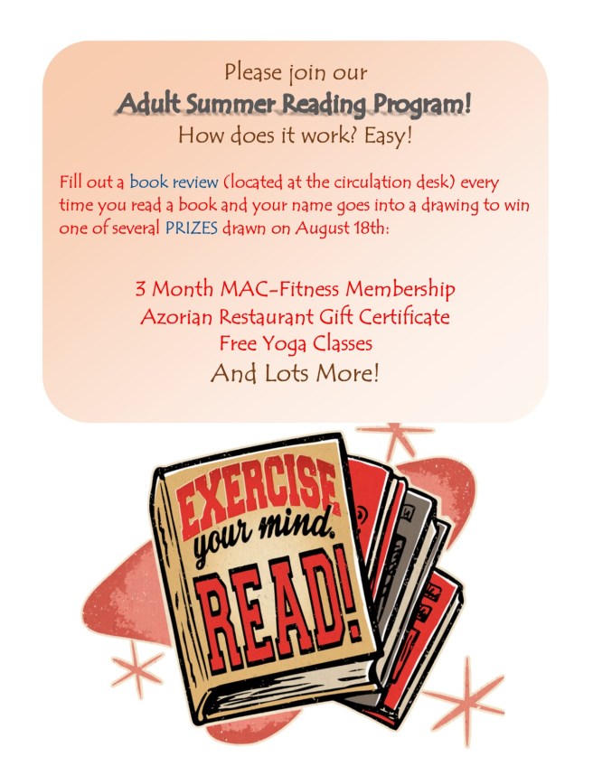 adult Summer reading for SM