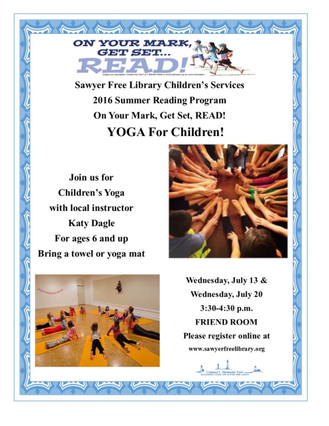 childrens july 13 20yoga flyer