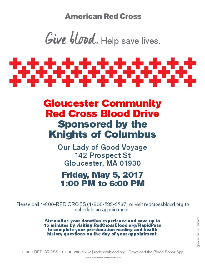 May 2017 Blood Drive