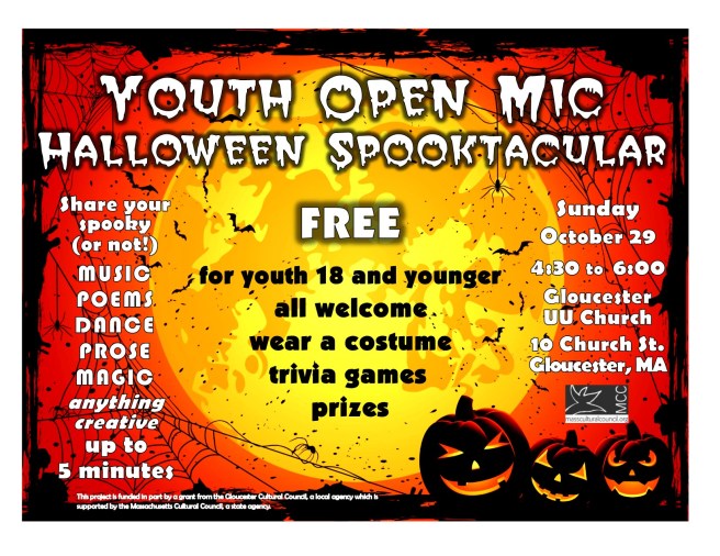 halloween flyer color