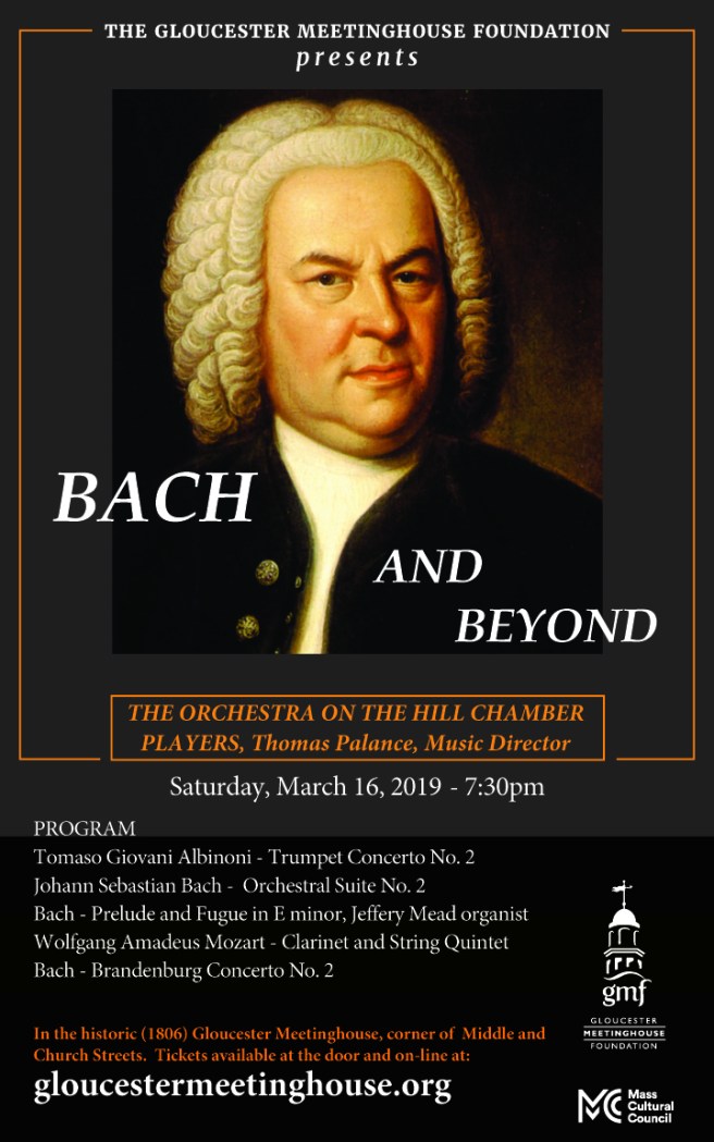 March 16, 2019 Bach and Beyond Concert, Poster, Final Version