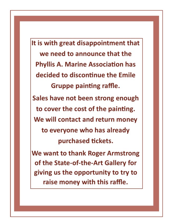 raffle discontionuance