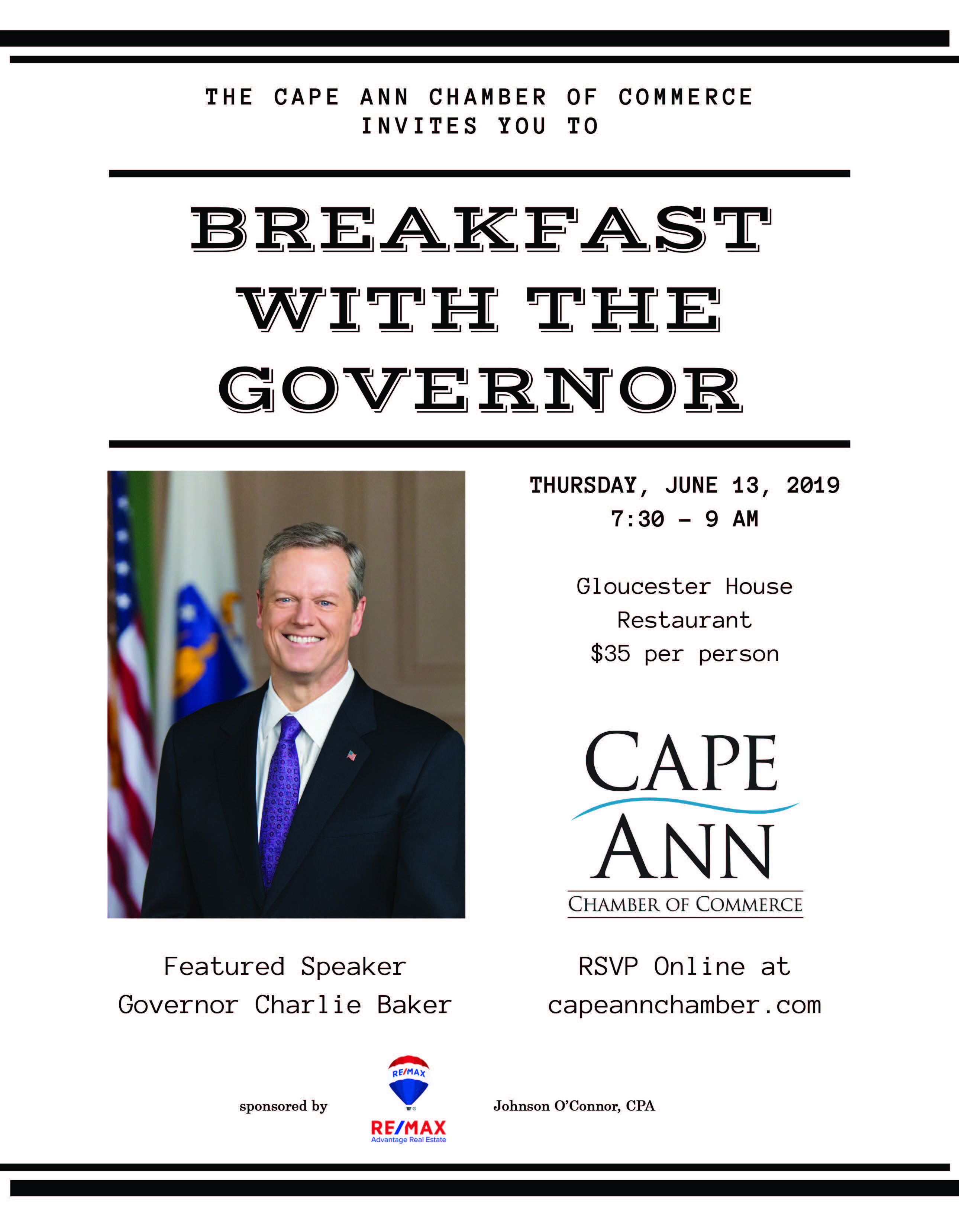 Breakfast with the Governor -Flyer