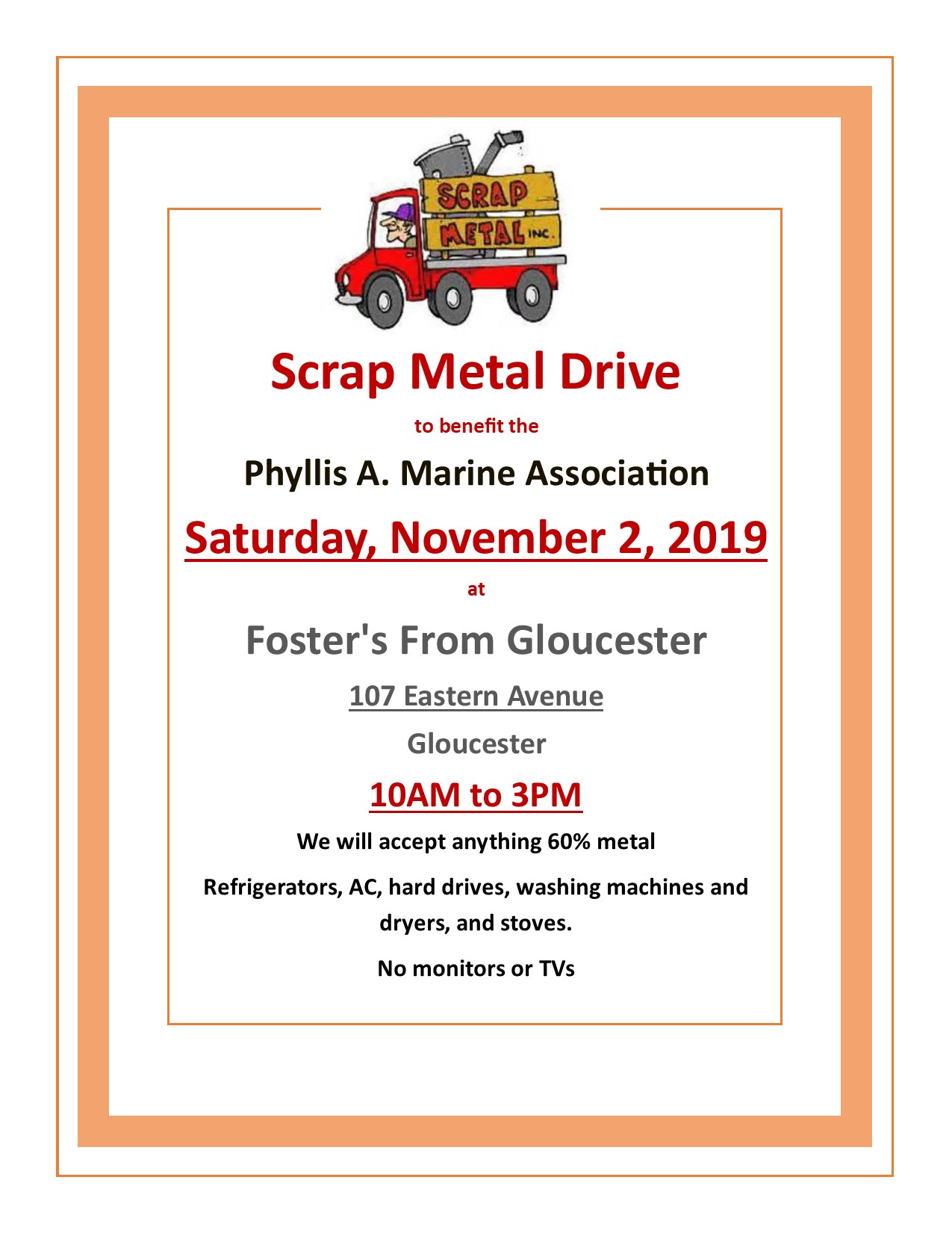 scrap steel drive 2019