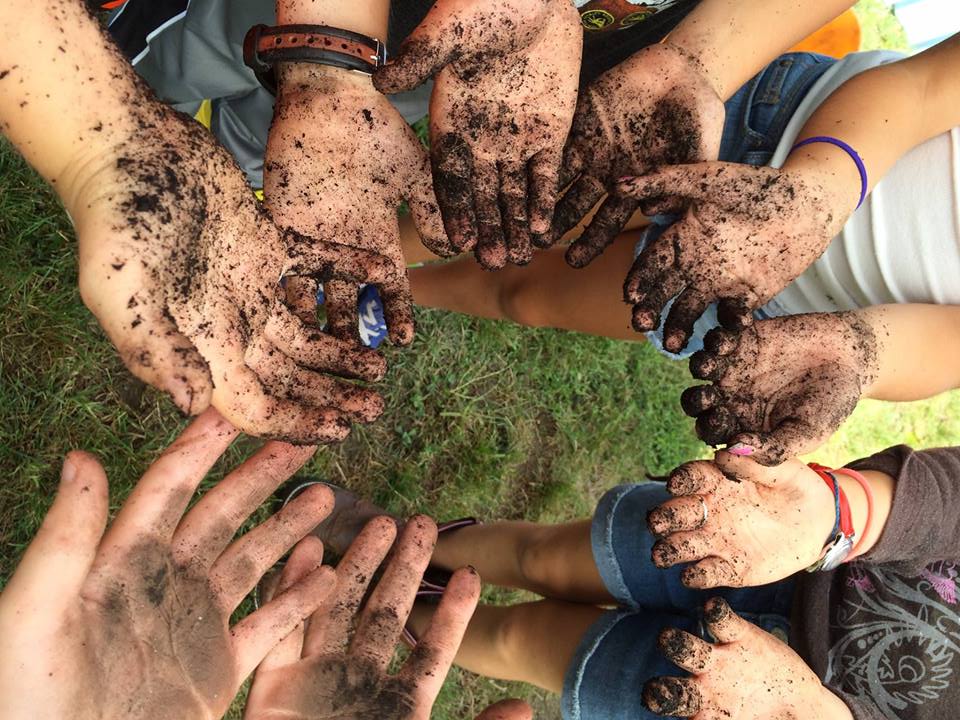 get your hands dirty